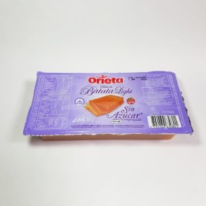 Dulce de batata s/azúcar Orieta x 400 gr