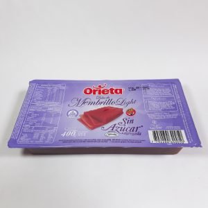 Dulce de membrillo s/azúcar Orieta x 400 gr 
