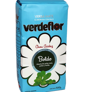 Yerba mate verdeflor boldo x 500 gr